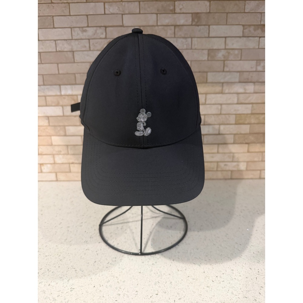 Disney Mickey Mouse Baseball Cap Embroidered Sketch Figure Black OSFM
